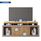 Rack Para Tv Até 75 Polegadas Valença Caemmun Buriti/fendi