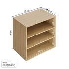 Rack Para Tv Até 75 Polegas Modular 3 Módulos 4 Portas 2 Gave