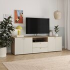 Rack Para Tv Até 75 Polegas Modular 3 Módulos 4 Portas 2 Gave