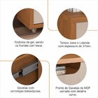 Rack Para Tv Até 79 Polegadas 217cm 3 Gavetas Jersey Cedro/of