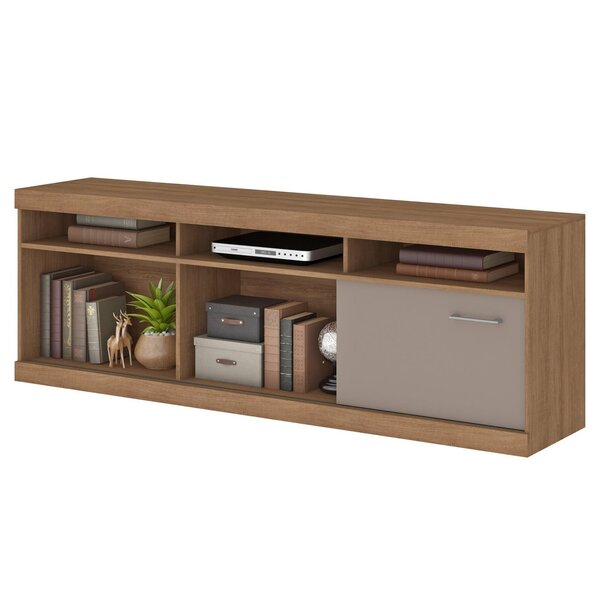 Rack Para Tv Até 80 Polegadas Ice 180cm 1 Porta Mel/fendi | Leroy