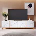 Rack Para Tv Até 82 Polegadas 4 Portas Marmorizado Ibiza Yesc