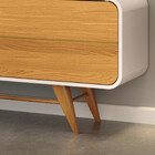 Rack Para Tv Até 85 Polegadas 3 Portas Com Pés Época Hb Móveis