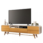 Rack Para Tv Até 85 Polegadas 3 Portas Com Pés Época Hb Móveis