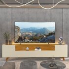 Rack Para Tv Até 85 Polegadas Com Led Com Pés Madeira Infinit