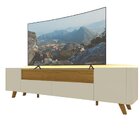 Rack Para Tv Até 85 Polegadas Com Led Com Pés Madeira Infinit