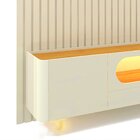 Rack Para Tv Até 85 Polegadas Com Led Com Pés Vidro 210cm 100
