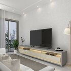 Rack Para Tv Até 85 Polegadas Com Led E Rodízios 211,4cm 100%