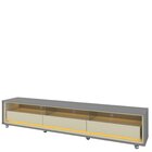 Rack Para Tv Até 85 Polegadas Com Led E Rodízios 211,4cm 100%