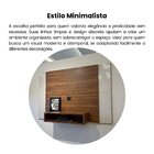 Rack Para Tv Até 86 Polegadas Com 2 Portas 220cm Elegance Ced