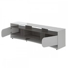 Rack Para Tv Até 86 Polegadas Seleto 2 Portas Off White/pinho