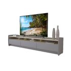 Rack Para Tv Até 90 Polegadas 3 Gavetas 3 Nichos Sublime 220