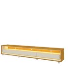 Rack Para Tv Até 90 Polegadas Com Led E Rodízios 260cm 100% M