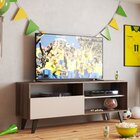 Rack Para Tv Att 55 Polegadas 3 Nichos 1 Porta Detroit Noguei