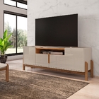 Rack Para Tv Belly Off White/cedro