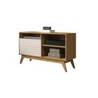 Rack Para Tv Bolivia 1 Porta Cumaru Off White