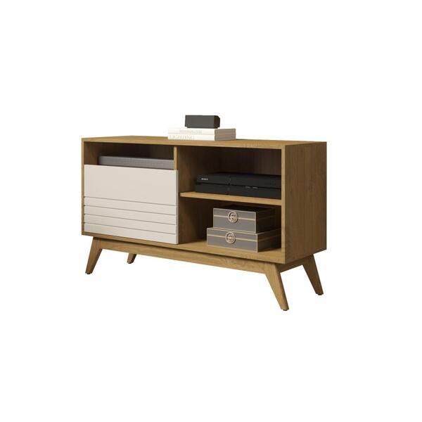 Rack Para Tv Bolivia 1 Porta Cumaru Off White