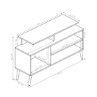 Rack Para Tv Brado Mocaccino