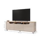 Rack Para Tv Brugge Com Rodízios Off White Noce