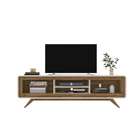 Rack Para Tv Channel Nature Off White Fabri Moveis