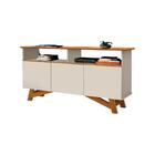 Rack Para Tv Com 3 Portas Dortmund Off White Nature