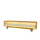 Rack Para Tv Com Led Requinte 172 Naturale Off White - Gelius