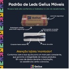 Rack Para Tv Com Led Requinte 212 Naturale Off White - Gelius