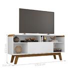 Rack Para Tv Com Nichos Zuleide Branco