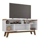 Rack Para Tv Com Nichos Zuleide Branco