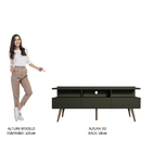 Rack para TV com Pés Retro Madesa Londres