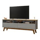 Rack Para Tv Com Portas Assussena Cinamomo Titanium