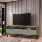 Rack Para Tv Com Portas Assussena Cinamomo Titanium