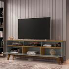 Rack Para Tv Com Portas Assussena Cinamomo Titanium