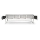 Rack Para Tv Com Portas De Palhinha Indiana Coleção Acapulco