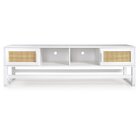 Rack Para Tv Com Portas De Palhinha Indiana Coleção Acapulco