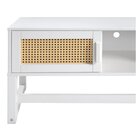 Rack Para Tv Com Portas De Palhinha Indiana Coleção Acapulco