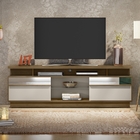 Rack Para Tv Com Prateleira Brian Avelã Off White