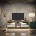 Rack Para Tv Com Prateleira Brian Avelã Off White