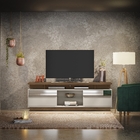 Rack Para Tv Com Prateleira Brian Off White Nogueira