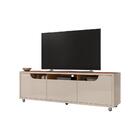 Rack Para Tv Com Rodízios Sporting Off White Cedro