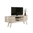 Rack Para Tv Curvo Até 75 Polegadas Valencia Calacata/off Whi