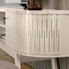 Rack Para Tv Curvo Até 75 Polegadas Valencia Calacata/off Whi