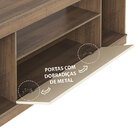 Rack Para Tv De 60'' Polegadas Sport- Artely - Pinho / Off Wh