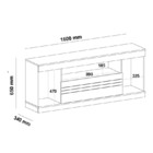 Rack Para Tv De 60'' Polegadas Sport- Artely - Pinho / Off Wh