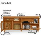 Rack Para Tv De 65 Polegadas 2109600 Madeira Pinus At Moveis