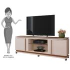 Rack Para Tv De 70"com 2 Portas Level-hb Móveis - Off White /