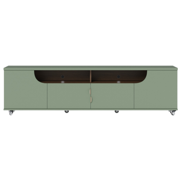 Rack Para Tv De 75 Polegadas Lévis Hortelã Amendoa