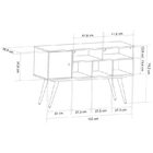 Rack Para Tv De Até 32" Polegadas Retrô 75 - Olivar - Branco