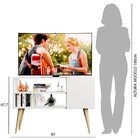 Rack Para Tv De Até 42 Polegadas Com Pés Palito Vancouver  Br