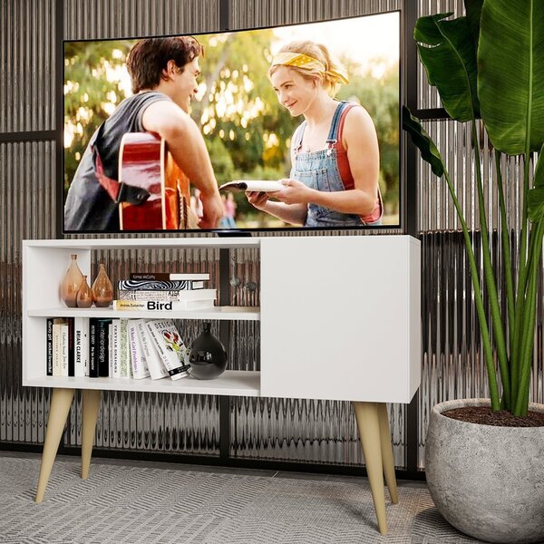 Rack Para Tv De Até 42 Polegadas Com Pés Palito Vancouver  Br